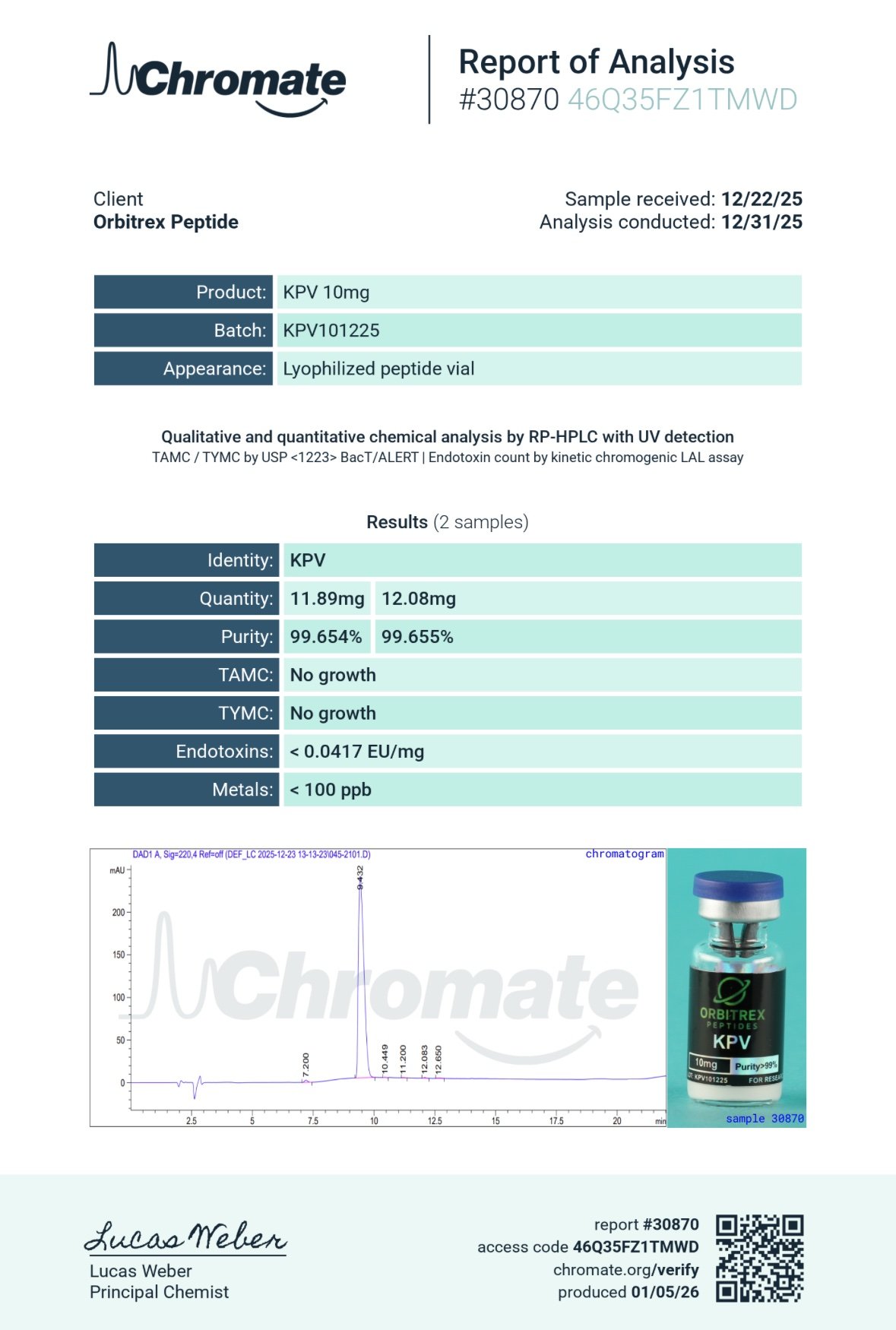 KPV 10mg - Image 2